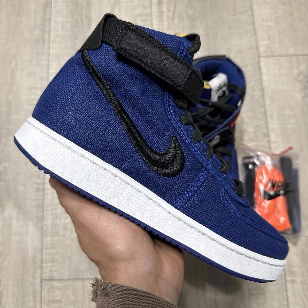 Nike Stussy x Vandal High Deep Royal Blue DX5425-400 Size 5 Men / 6.5 Women